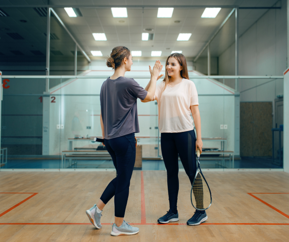 players enjoying a game of Squash 